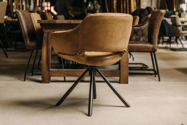Chaise pivotante en cuir moderne Cooper-G - Avis 13