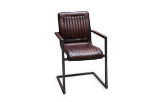 Chaise en cuir au design industriel Savannah - Avis 1