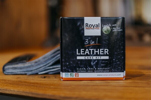 Leather Care Kit 3 in 1 pour le cuir Stelina