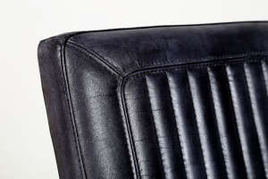 Chaise avec accoudoirs en cuir v&eacute;ritable Buffalo - Avis 7